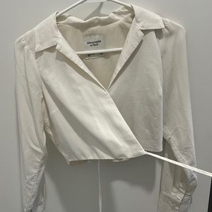 Abercrombie wrap top